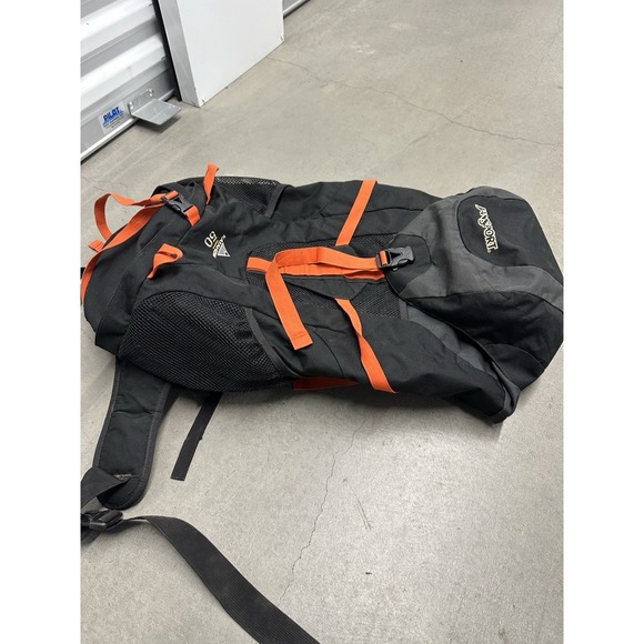 black and orange jansport backpack SuperBreak Plus high school JANSPORT Main Campus Sunflower Black
